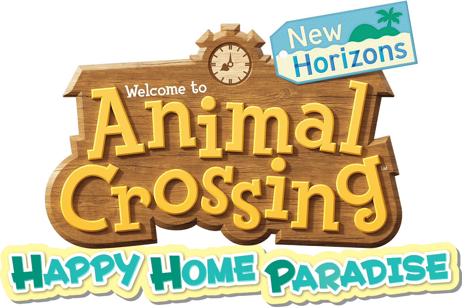 Logo for Animal Crossing: Happy Home Paradise DLC.