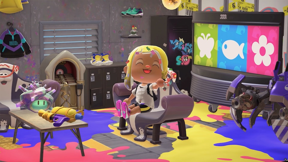 Video for Splatoon X amiibo collaborations